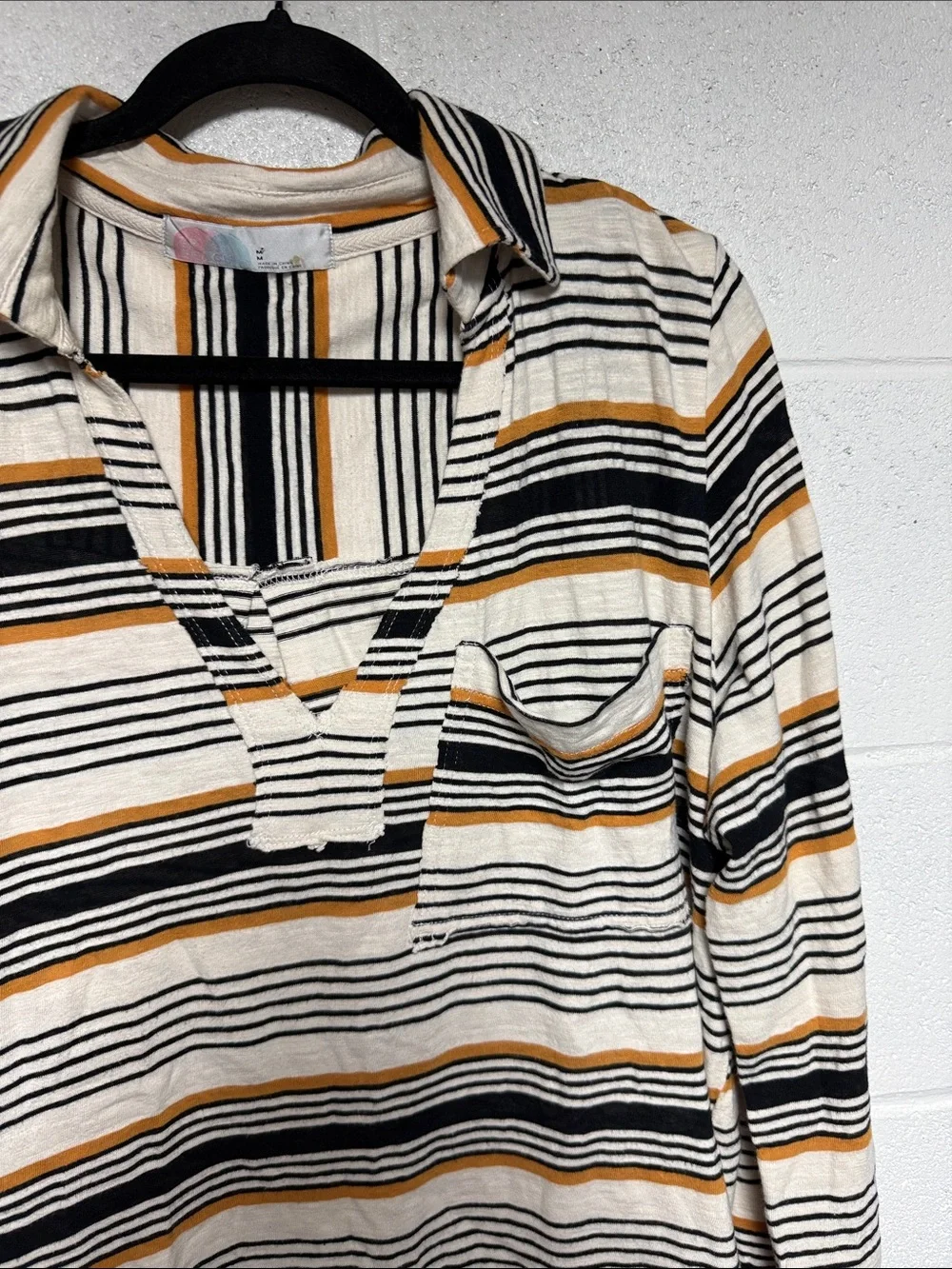 Free‎ People Beach Striped Breaker Tunic Sz M